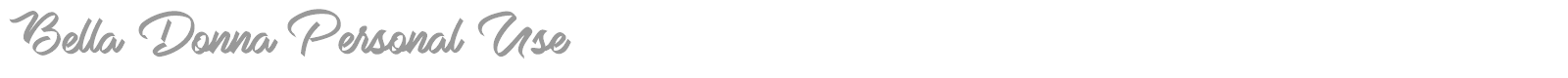 Bella Donna font preview